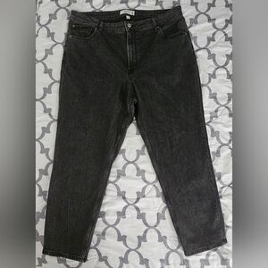 Abercrombie & Fitch Curve Love The Mom High Rise Jeans 34/18R